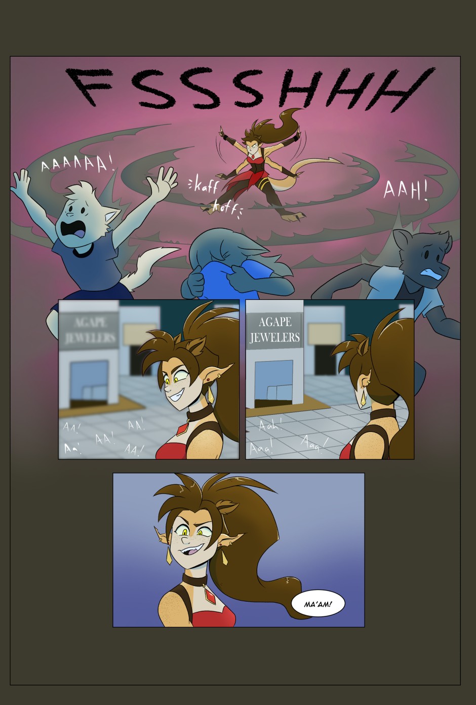 Adelpha. Adelpha: Supers of the Isles. Welcome to Adelpha Part 1. Page 15. Webcomic.