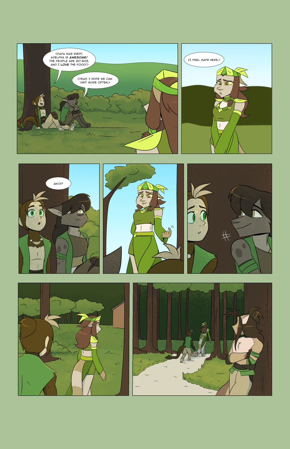 Adelpha Supers of the Isles. Webcomic. Page 20. Chapter 1. Welcome to Adelpha Part 1.
